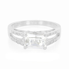 Anillo en plata con Cuncita blanca