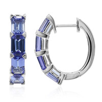 Pendientes en oro con Tanzanita AAA (CIRARI)