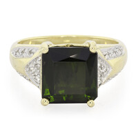 Anillo de hombre en oro con Turmalina de Santa Rosa