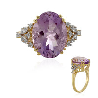 Anillo en plata con Amatista Rosa de Francia