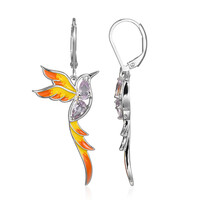 Pendientes en plata con Amatista Rosa de Francia