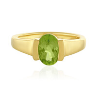 Anillo en plata con Peridoto