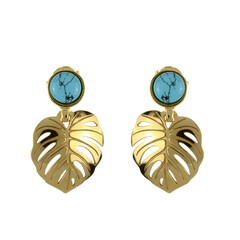 Pendientes en plata con Turquesa