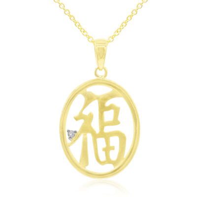 Collar en plata con Topacio blanco