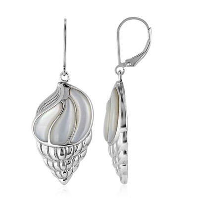 Pendientes en plata con Nácar (Art of Nature)