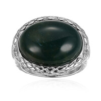 Anillo en plata con Ágata de musgo