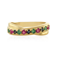 Anillo en plata con Esmeralda de Socoto