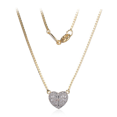 Collar en latón con Diamante I3 (I) (Juwelo Style)