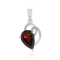 Colgante en plata con Granate de Mozambique
