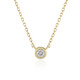 Collar en oro con Diamante FL (G) (de Melo)