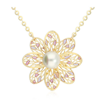 Collar en oro con Perla Freshwater