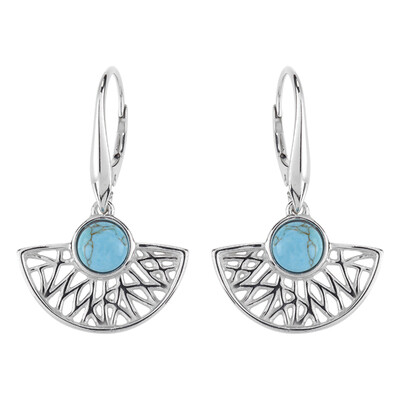 Pendientes en plata con Turquesa (dagen)