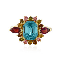 Anillo en plata con Zircón de Ratanak Kirí