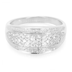 Anillo en plata con Zafiro blanco