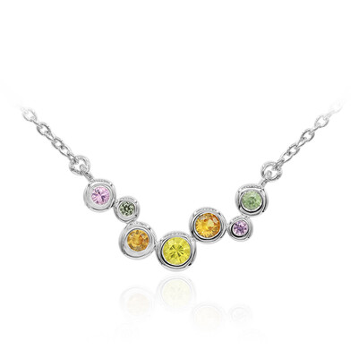 Collar en plata con Zafiro amarillo