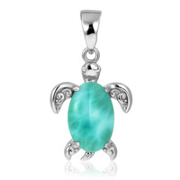 Colgante en plata con Larimar