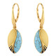 Pendientes en plata con Turquesa (dagen)