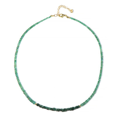 Collar en plata con Esmeralda de Zambia
