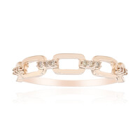 Anillo en oro con Diamante rosa de Francia de Argyle SI1