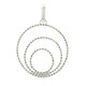 Colgante en plata con Diamante fantasía