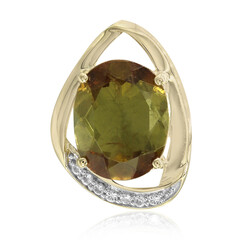Colgante en oro con Andalucita
