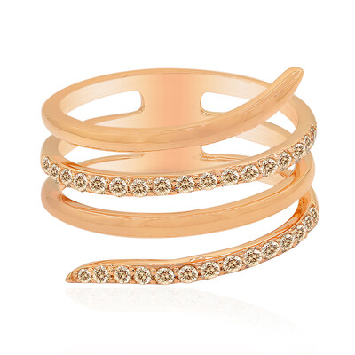 Anillo en oro con Diamante rosa de Francia SI (Annette)
