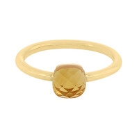 Anillo en plata con Citrino