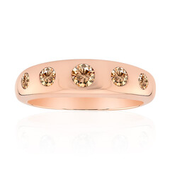Anillo en oro con Diamante rosa de Francia de Argyle SI1