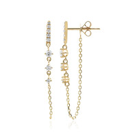 Pendientes en oro con Diamante SI2 (H) (CIRARI)