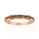 Anillo en oro con Diamante rosa de Francia de Argyle SI1 (Annette)
