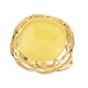 Anillo en plata con Ámbar báltico Milky (dagen)
