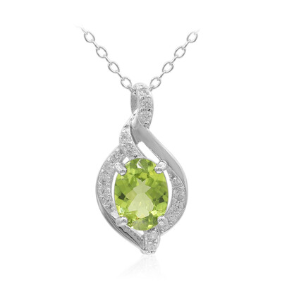 Collar en plata con Peridoto
