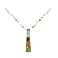 Collar en plata con Peridoto de Birmania