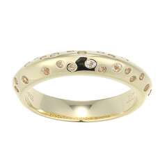 Anillo en plata con Topacio blanco (Adela Silber)