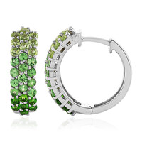 Pendientes en plata con Peridoto