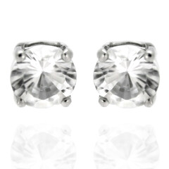 Pendientes en plata con Zircón