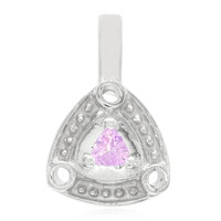 Colgante en plata con Turmalina cuprífera rosa