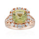 Anillo en plata con Citrino de color limón