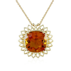 Collar en oro con Citrino de Madeira (Ornaments by de Melo)