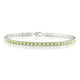 Brazalete en plata con Peridoto