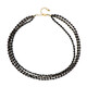 Collar en plata con Espinela negra