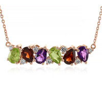 Collar en plata con Peridoto