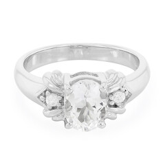 Anillo en plata con Berilo del Himalaya