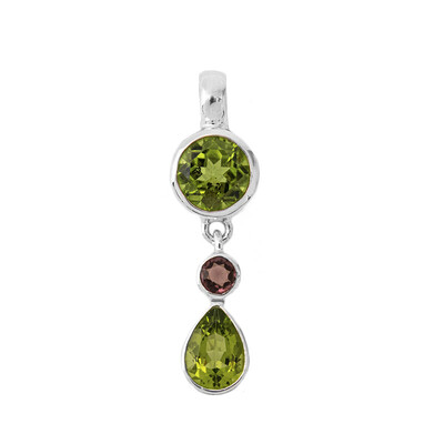 Colgante en plata con Peridoto
