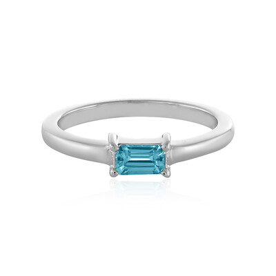Anillo en plata con Zircón de Ratanak Kirí