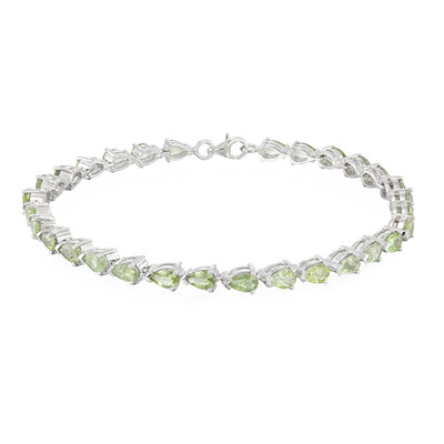Brazalete en plata con Turmalina Paraíba