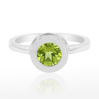 Anillo en plata con Peridoto