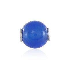 Colgante en plata con Ágata azul