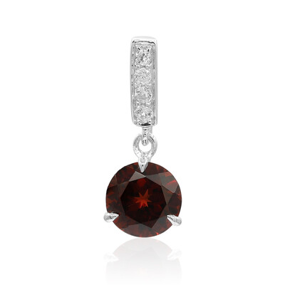 Colgante en plata con Granate de Mozambique