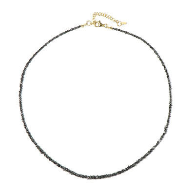 Collar en plata con Diamante negro